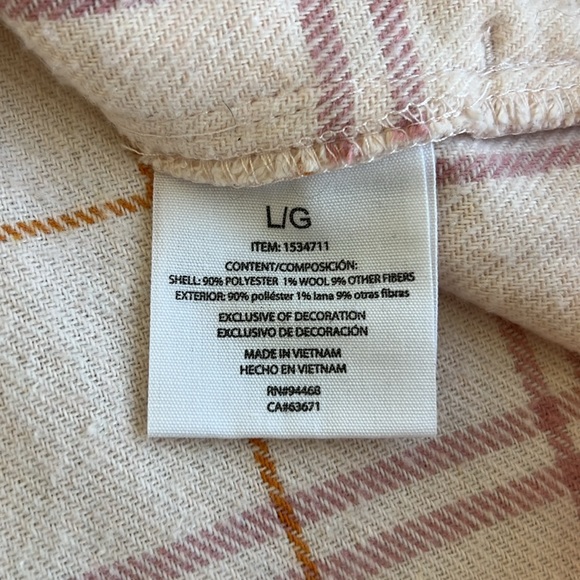 HFX plaid flannel jacket, size large - Picture 9 of 10